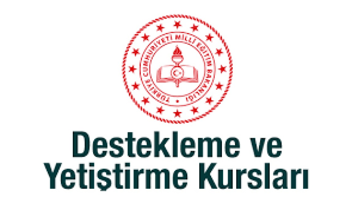 Destekleme ve Yetiştirme Kursları Haftalık Ders Programı